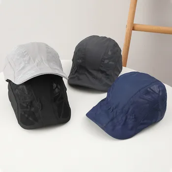Летние бейсбольные тонкие теннисные кепки, модные защитные кепки для рыбалки, солнцезащитная шляпа, мужская солнцезащитная шляпа