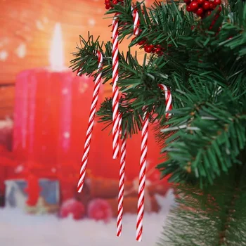 Новые рождественские украшения Рождественские леденцы Подвески из тростника Рождественская елка Настенные украшения подвесные украшения