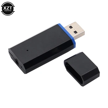 Новый автомобильный Bluetooth-приемник USB 5.3 Аудиоадаптер с двойным выходом 3,5 ММ Разъем AUX USB Стерео Музыкальный Беспроводной адаптер Автомобильный MP3-плеер